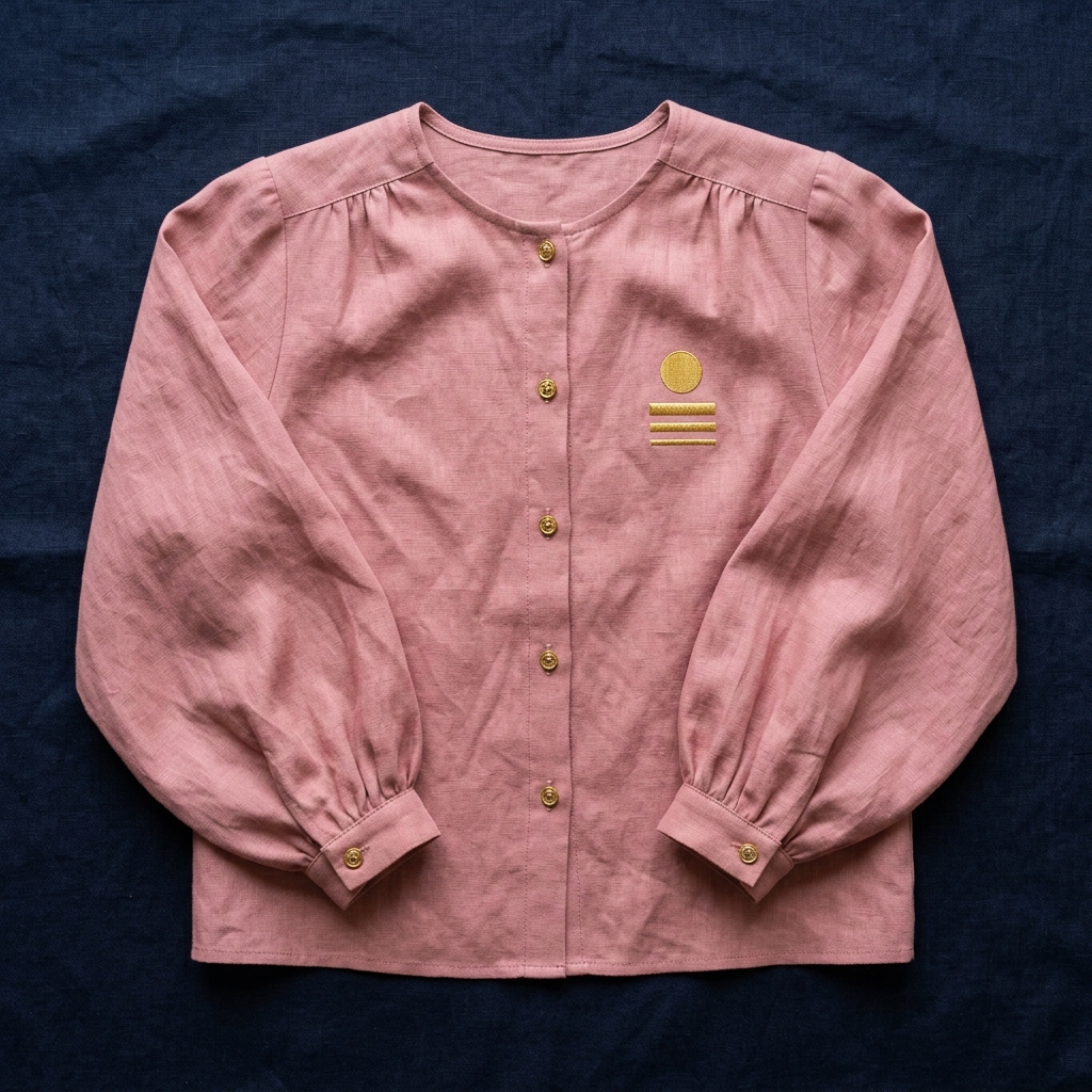 Manila Horizon Bay Breeze Blouse in Blush