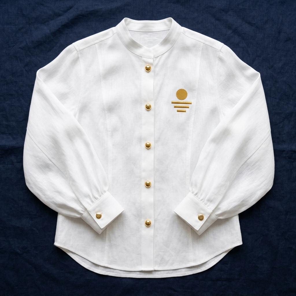 Manila Horizon Bay Breeze Blouse in White